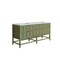 James Martin Vanities Emmeline 72in Double Vanity, Pebble Oak w/ 3 CM Eternal Jasmine Pearl Top D100-V72-PBO-3EJP - alternate 6